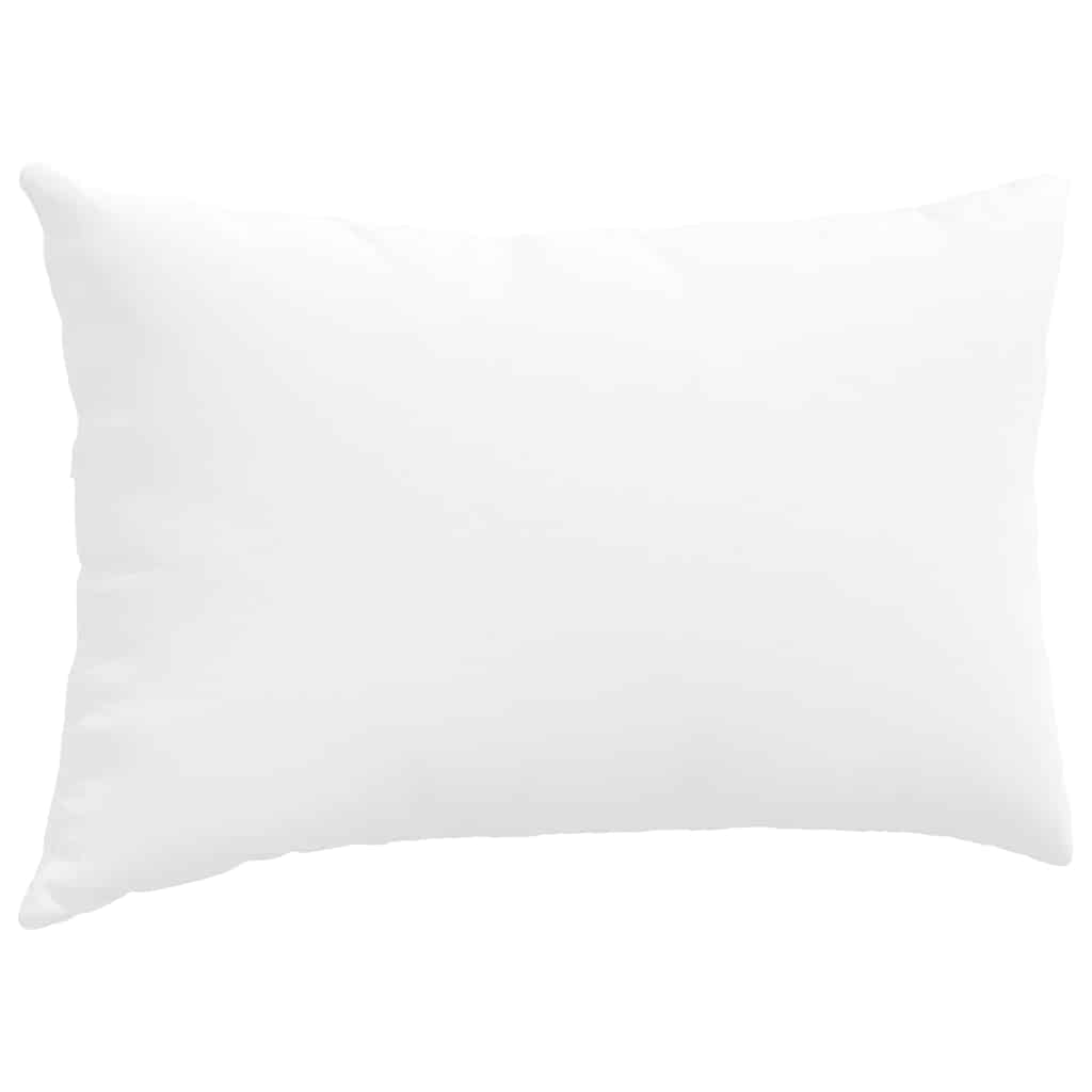 Sofa Pillows 2 pcs White 50 x 30 cm Fabric